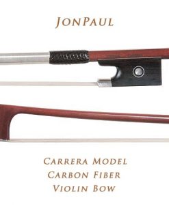 JonPaul Carrera Model Silver-Mounted Carbon Fiber 4/4 Violin Bow