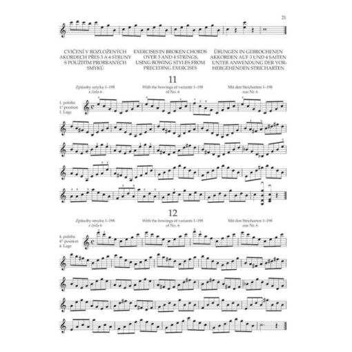 Sevcik, Otakar – School of Bowing Technique op. 2 Exercises for the ...