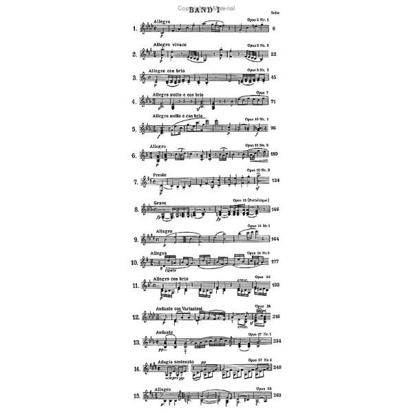Piano Sonates volume 1 Beethoven