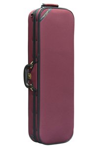 Super Light Oblong Violin Case Burgundy